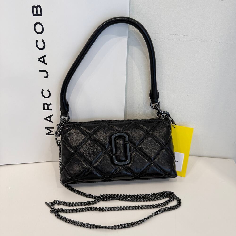 New‼️Marc Jacobs The Quilted Snapshot Convertible Shoulder Bag 2P5SMN023S02